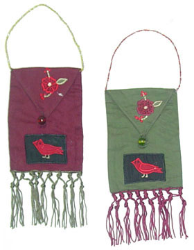 Cardinal Gift Bag Ornament - Assorted