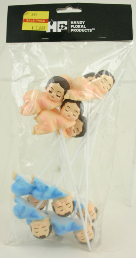 BABY Boy / Girl Sleeping Decorative / Floral Pick Assorted