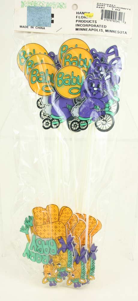 Giraffe / Bunny BABY Decorative / Floral Pick Assorted
