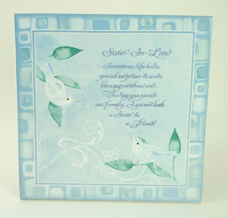 A. Richesca Sister-In-Law / Birds Tile Trivet