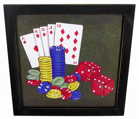 POKER Framed Art