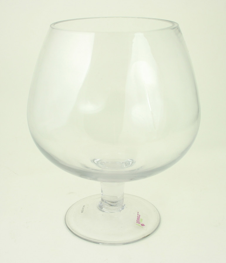 Glass Stem Vase / Brandy Snifter