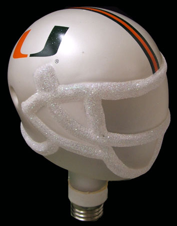 Miami Hurricanes Decorative Light Bulb