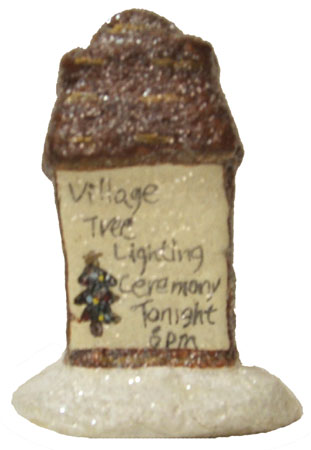Village Sign Ornament