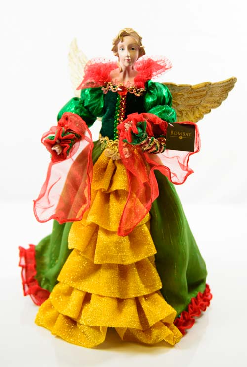 The Bombay Company 17'' Christmas Angel / Tree Topper