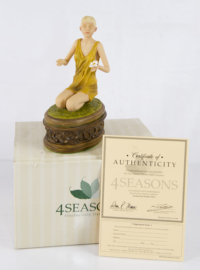 4 Seasons Woman Summer Lidded Box