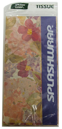 Splashwrap Floral Tissue Wrap