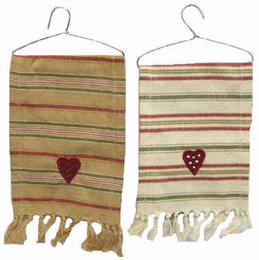 Mini Towel Ornament - Two Assorted