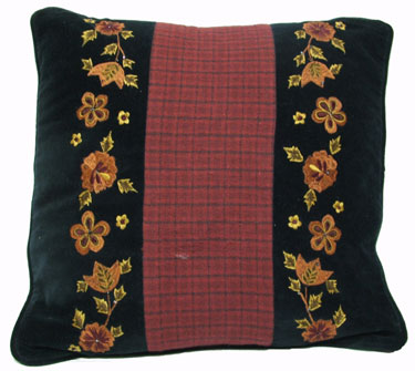 Floral Embroidered PILLOW