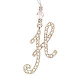 Initially Yours Letter Charm / Ornament - ''H''