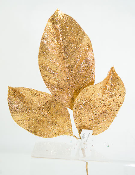 Magnolia Leave Spray - GOLD