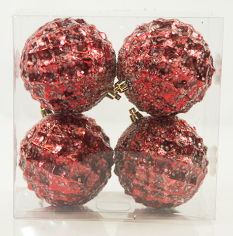 Ball Ornament- Red
