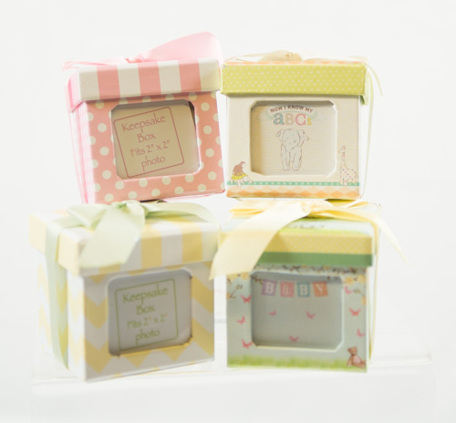Baby Keepsake Box with Picture FRAME Assorted