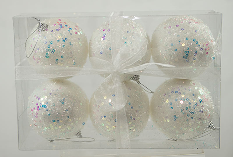 White Ball Ornaments