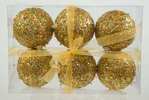 GOLD Ball Ornaments