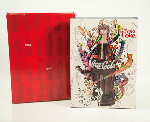 Coca-Cola Drink Retro Coke Glitter Canvas