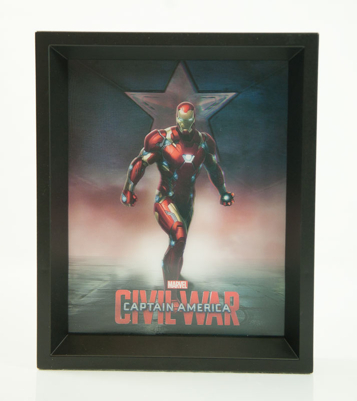 Marvel Holographic Captain America Civil War Stark Stan Shadowbox