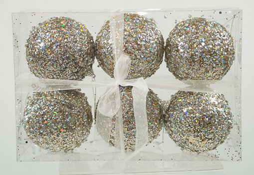 Champagne Ball Ornaments