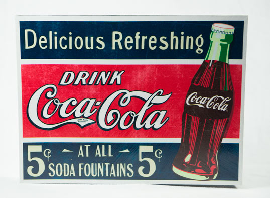 Retro Drink COCA-COLA Canvas Art