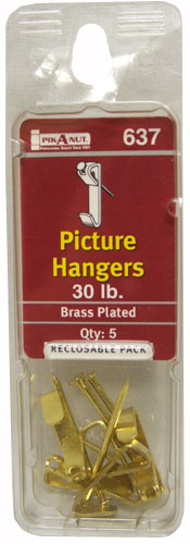 Pik-A-Nut  Picture Hangers - Pack of 5