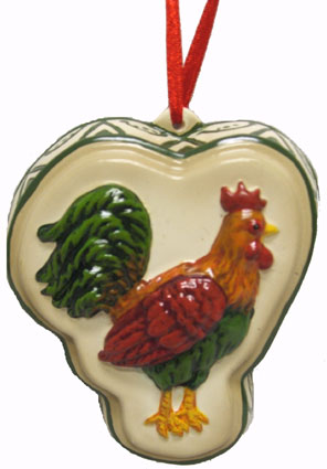 Rooster Cookie Mold Ornament