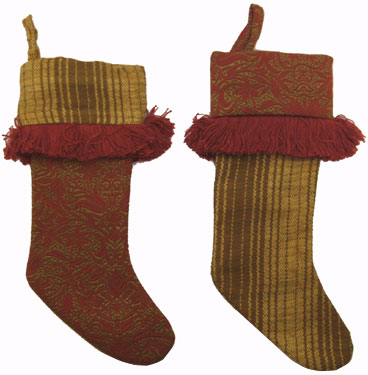 Stocking Ornament - Two Assorted