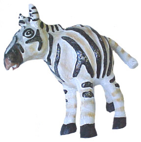 David Decamp Zebra Ornament