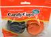 CANDY Cups - Orange / Black - 100 pcs.