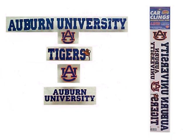Auburn University Car Window Clings
