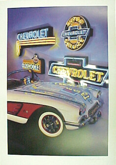 Chevrolet® POSTER -- ''Neon Classic''
