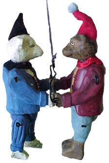 David Decamp Dancing BEARs Ornament