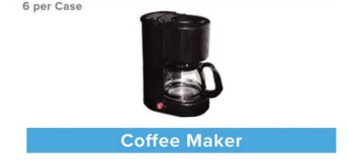 COFFEE maker-4 cups with auto shut off with warming plate