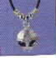 Alien & Stone Pendant on Black Cord NECKLACE  Assortment  $0.41