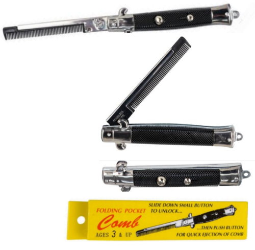 Stainless Steel SWITCHBLADE Comb