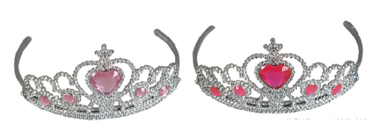 Princess Tiara With Heart Stone