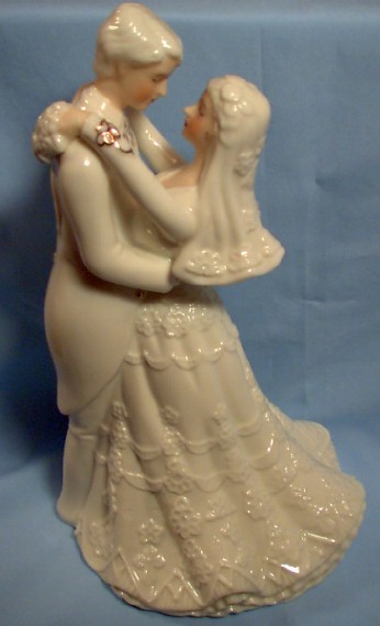 9'' Porcelain WEDDING Couple