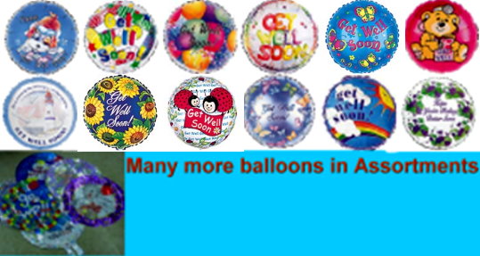 18'' Birthday, Get Well and Anniversary (Foil) Mylar Balloons