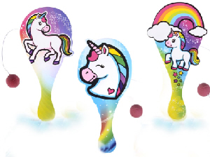 9'' Unicorn Paddle Ball