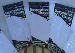 White Decorative Tissue Paper