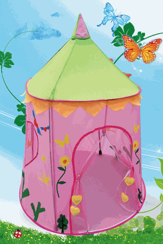 Wonderland Princess Palace Fairy Castle Pink Play House Girls Ten