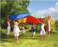 12-foot Play Parachute kids Canopy Children Wind TENT