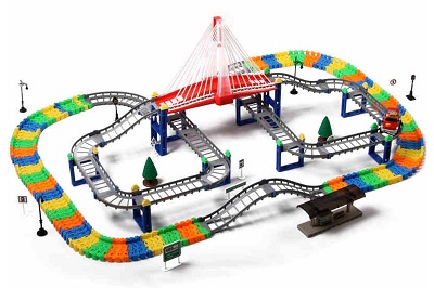 Highway Overpass Transportation BUILDING Set