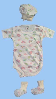 Baby Goods 3Pc Baby Boy  Playwear Sets  -  (N/Born)