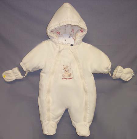 Embroidered Snow Suits  For NEW Borns. Sizes: 3/6 Mos.
