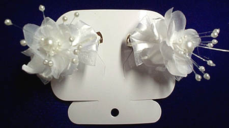 Hair Accessories Girls  2Pc  MINi  Hairbows Sets   -  White Color