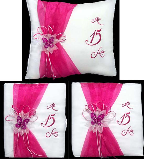 ''Quincenera''  3Pc Butterfly Album Set - Fuchsia