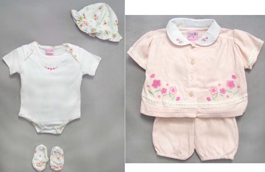 Gilrs 5Pc Playwear Set - NEW Born Sizes