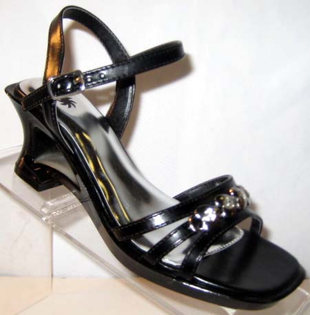 Girls Jewelled SHOES - Black Color - Sizes: 9-4