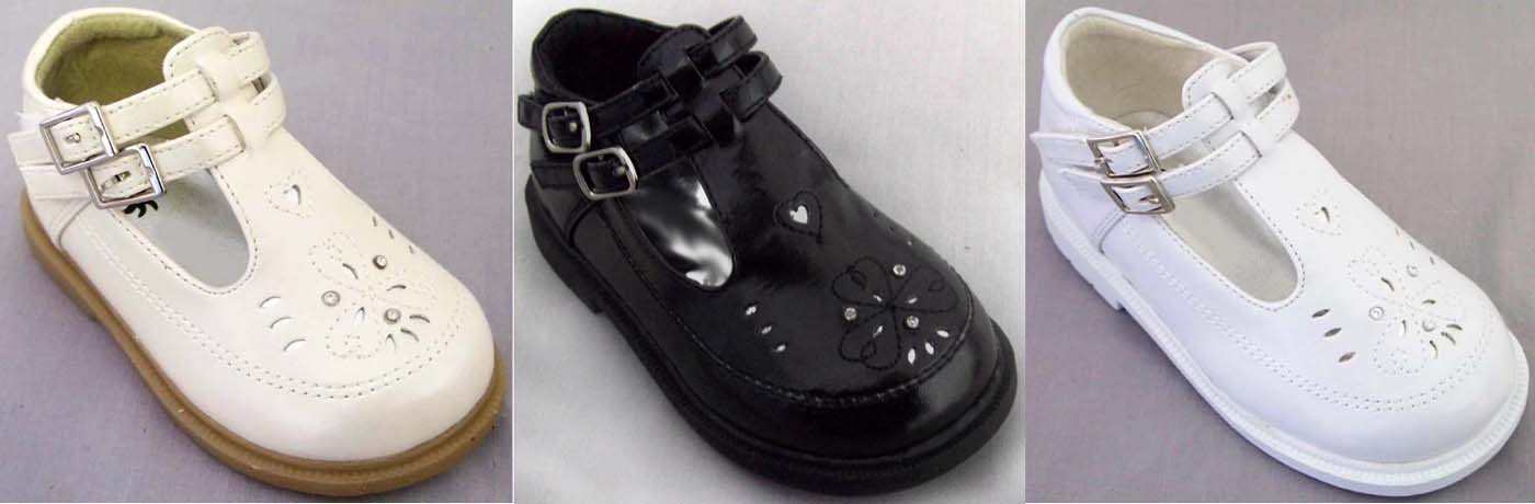 Girls SHOES With Rhinestones - Baby Sizes (Sizes: 1-8)