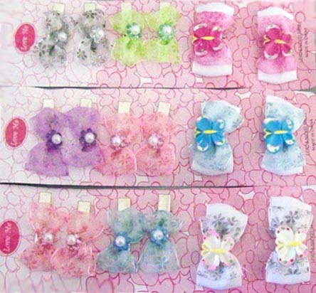 HAIR ACCESSORIES  Baby HAIR Clips  - Embellished (# AP4142)
